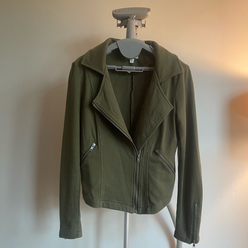 Silence + Noise Olive Blazer